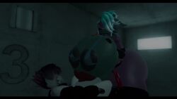 3d big_breasts big_nipples big_penis bikini bikini_top boobjob breasts canine canine_penis huge_breasts huge_butt huge_cock hyper_breasts hyper_penis male/female penis sleepy_bunny sound tagme titjob video video_games vrchat