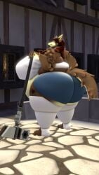 bbw big_ass big_breasts breasts bubble_butt cleavage huge_ass huge_breasts kingofthekabuto nipples overweight queenofthekabuto ssbbw tagme thick_thighs wide_hips