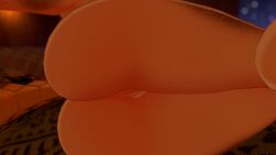 bed bite_mark butt_focus lizard_girl lying_on_side monster_girl presenting_hindquarters pussy salta-3488 scales stars tail thick_ass thick_thighs vrchat vrchat_avatar