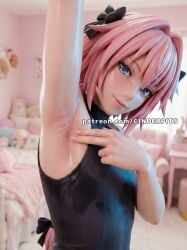 1girls 3d 3d_(artwork) 3d_model 3d_render ai_generated armpit armpit_fetish armpits arms_up astolfo_(fate) bikini breasts cinderpits detailed detailed_background fate/apocrypha fate/extra fate/grand_order fate/stay_night fate/zero fate_(series) female femboy femboy_focus femboy_only realistic realistic_textures self_upload smug smug_face solo solo_female solo_focus sweat sweatdrop sweating sweaty sweaty_armpits sweaty_body sweaty_breasts tight_clothing tight_fit trans_woman transfem