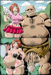 absurdly_large_cock ai_generated ass_grab bluestrikerbomber_(style) boku_no_hero_academia breasts cheating duo fat_male female hairy_male homeless huge_ass huge_breasts large_breasts large_penis male my_hero_academia novelai ochako_uraraka overweight penis precum pregnant ready_to_pop sagging_breasts smegma stray_pubic_hair tagme ugly_bastard uraraka_ochako user96gmg veiny_penis