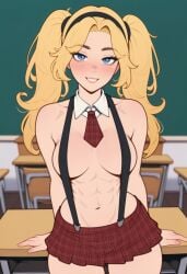 ai_generated blonde_hair blue_eyes classroom league_of_legends luxanna_crownguard school school_uniform schoolgirl sex_for_grades slut twin_pigtails