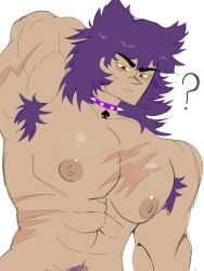 13_cards 13_карт 1boy abs angelic_ama armpit_fetish bara bara_tiddies bara_tits big_arms big_pecs bottomless buff buff_male choker gay green_corpse hairy_armpits long_hair male_only masculine masculine_male muscular muscular_male no_visible_genitalia nude nude_male pubes pubic_hair scars scars_on_chest scars_on_face shirtless solo solo_male spade_(shape) spade_choker пик_(13_карт)