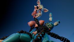 16:9 3_toes 3d_(artwork) 4_fingers animatronic anthro anthro_on_anthro anthro_penetrated anthro_penetrating anthro_penetrating_anthro areola balls big_breasts blue_background blue_body blue_penis bow_tie breasts breasts_apart canid canine clitoris digital_media_(artwork) duo endoskeleton erection feet female female_on_top female_penetrated fingers five_nights_at_freddy's five_nights_at_freddy's_2 fox from_behind_position genitals glistening glistening_body green_eyes heterochromia hi_res huge_breasts looking_down looking_down_at_partner looking_up_at_partner lying machine male male/female male_penetrating male_penetrating_female mammal mangle_(broken) mangle_(fnaf) nipples on_back on_bottom on_top open_mouth penetration penile penile_penetration penis penis_in_vagina pink_areola pink_nipples pissyslutmoth puffy_areola reverse_cowgirl_position robot robot_anthro scottgames sex sharp_teeth simple_background slutmoth spread_legs spreading surprised teeth toes tongue toy_bonnie_(fnaf) vaginal_penetration vulva white_body widescreen