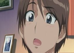 1boy 1girls animated aniyome_wa_ijippari blue_hair brown_hair comedy fantasizing female femdom grabbing_penis hentai hentai_series holding_penis horny horny_male jealous_female katsuragi_mai katsuragi_tsutomu lover-in-law male male/female male_pubic_hair pout pouting pubic_hair short_hair squeezing_penis straight straight_hair tagme