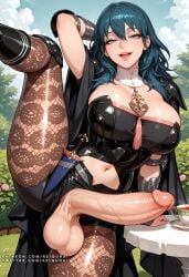 1futa ai_generated areolae arm_support armor arms_behind_head athletic athletic_futa athletic_futanari balls bangs bent_leg big_ass big_balls big_breasts big_cock big_penis big_testicles blue_eyes blue_hair blush bodysuit boots bottomless breasts byleth_(female)_(fire_emblem) byleth_(fire_emblem) byleth_(fire_emblem)_(female) byleth_(summer)_(fire_emblem)_(female) cleavage cock commission corset cowboy_shot curvy_body curvy_figure curvy_futa dickgirl dutch_angle embarrassed erect_nipples erect_penis erection exposed_balls exposed_penis fire_emblem fishnet_stockings fishnets forest front_view full_body futa_only futanari green_hair hair_between_eyes half-closed_eyes hands_free huge_ass huge_balls huge_breasts huge_cock huge_testicles human hung_futanari large_ass large_balls large_breasts large_cock large_penis large_testicles latex latex_bodysuit latex_clothing latex_skinsuit latex_suit leather_clothing leg_up light_skin long_eyelashes long_hair looking_at_viewer loose_hair medium_hair messy_hair naughty_face nipples nose_blush open_mouth orgasm_face outdoors pale_skin panties parted_lips partially_clothed penis puffy_nipples raised_leg reiqunai sagging_balls saggy_balls seductive_eyes seductive_look seductive_pose seductive_smile shiny_skin side_bangs skindentation smile smiling smooth_skin solo spread_legs standing standing_split stockings sweating testicles thicc thick_ass thick_legs thick_thighs thighs uncensored uncircumcised uncut_penis uniform veiny_penis wet_skin white_skin wide_hips