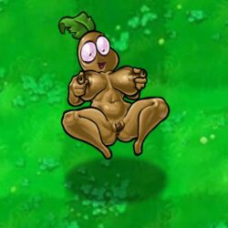 1girls 2d 2d_animation accurate_art_style animated animated_gif bloodshot_eyes brown_body brown_skin coffee_bean_(pvz) crumbling death decaying excessive_lactation female_death female_focus female_only flora_fauna gif holding_breasts huge_breasts lactating lactation levitation massive_breasts milk milking milking_self nipple_squeeze plant_girl plant_humanoid plantie plants_vs_zombies presenting_pussy solo solo_female squeezing_breast squeezing_nipples