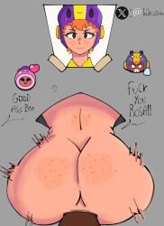 2girls action_lines anal anal_sex angry angry_expression angry_face anus_focus artist_logo artist_name artist_signature artist_upload ass_bigger_than_head ass_focus asshole_opened_wide bea_(brawl_stars) bee big_ass bitch black_futa blush brawl_stars cock dialogue dialogue_box dialogue_bubble digital_drawing_(artwork) digital_media_(artwork) fanart female_focus female_penetrated futa_cock futa_on_female futanari helmet hole_in_wall ibispaint_(artwork) ibispaintx love meme orange_hair penetrating_pov penetration penetration_from_behind picture picture_on_wall rendered rosa_(brawl_stars) sex_slave sexy ship slutty_female turing890 twitter_logo twitter_username video_game_character video_games