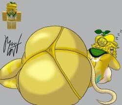 1girls areolae ass ass_focus big_ass big_breasts breasts burningcat80 female nipples oc oc_character oc_request reference_image roblox roblox_avatar robloxian self_upload sideboob sleeping tagme thong