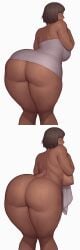 1girls absurd_res ass asura_(artist) avatar_legends back_view big_ass big_breasts blue_eyes breasts brown_hair bubble_ass bubble_butt completely_nude dark-skinned_female dark_skin dat_ass fat_ass female female_only gigantic_ass huge_ass huge_butt korra large_breasts looking_back low-angle_view massive_ass milf milfification nickelodeon nipples smooth_skin solo sweaty_ass the_avatar the_legend_of_korra thick_ass thick_thighs towel voluptuous water_tribe white_background wide_hips