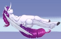 1futa animal_genitalia anthro bakuhaku balls breasts dickgirl erection friendship_is_magic furry futa_only futanari futarare huge_balls huge_testicles hyper hyper_penis intersex my_little_pony penis pony rarity_(mlp) solo solo_futa straight_hair testicles