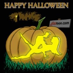 animated halloween inanimate jack-o'-lantern pumpkin sextoon