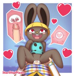 <3_eyes 2019 animal_crossing anthro anthro_penetrated bodily_fluids bonbon_(animal_crossing) bottomwear clothed clothed_sex clothing cum cum_in_pussy cum_in_uterus cum_inside female female_penetrated fur furry genital_fluids heart hi_res human human_on_anthro human_penetrating human_penetrating_anthro impregnation internal interspecies lagomorph leporid looking_pleasured male male/female male_penetrating male_penetrating_female mammal nintendo open_mouth ovum penetration penis pussy rabbit sex smile sperm_cell starshippizza straight topwear uterus vaginal_penetration video_games villager_(animal_crossing)