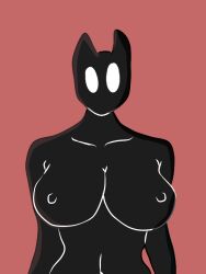 1girls big_breasts black black_cat black_skin boots cat_girl catgirl dark-skinned_female dark_cat dark_skin feline female furry furry_female lina_the_cat mr_byo solo solo_female