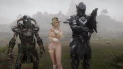 1girls 3d animated armor ass being_watched bethesda_softworks blonde_hair breasts crown cum cum_inflation cum_inside draugr elf falmer fellatio female female_on_top forced from_behind functionally_nude impregnation inflation kirinococaine long_hair male monster no_sound nude old_man oral penetration penis princess pussy queen rape revealing_clothes sex skyrim spread_legs stomach_bulge the_elder_scrolls upside-down vaginal_penetration video watching wide_hips