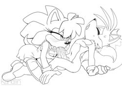 age_difference anthro archie_comics bernadette_hedgehog bodily_fluids breasts canid canine duo eulipotyphlan eulipotyphlan_humanoid female fox furry furry_female hedgehog hedgehog_humanoid interspecies kandlin male mammal mammal_humanoid mature_female milf nude older_female oral penis saliva sonic_(series) sonic_the_hedgehog_(archie) sonic_the_hedgehog_(comics) sonic_the_hedgehog_(series) tails younger_male