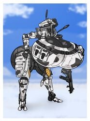 borisalien gigantic_breasts gun hand_on_hip huge_ass rifle robot spectre_(titanfall) tactical_vest theboris thick_thighs titanfall