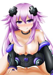 adult_neptune breasts cowgirl_position neptunia_(series) sex