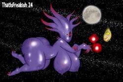 2024 alien_girl alien_humanoid artist_name big_penis boss_fight furry giantess huge_ass huge_breasts larger_female moon multi_eye no_mouth sega smaller_male sonic_(series) sonic_frontiers sonic_the_hedgehog space star thatisfreakish the_end_(sonic_frontiers)