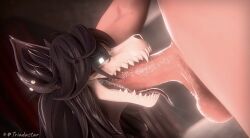 1boy 1boy1girl 1girls big_ass big_breasts big_penis black_body black_fur black_hair breasts cock cum cum_drip cum_in_mouth cumshot dick ejaculating ejaculating_cum ejaculation ejaculation_in_mouth furry high_quality high_resolution highres image mal0 mal0_(species) penis scp-1471 scp-1471-a scp_foundation sharp_teeth triadastar white_eyes
