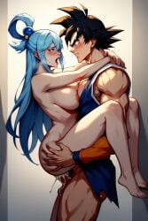 ai_generated anal anal_insertion anal_sex aqua_(konosuba) ass big_ass big_breasts big_butt big_penis breasts crossover dragon_ball dragon_ball_super dragon_ball_z goku hi_res huge_ass huge_breasts kono_subarashii_sekai_ni_shukufuku_wo! konosuba sex son_goku tagme vaginal_penetration vaginal_sex