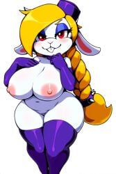 ai_generated bunny_girl furry_female hariet_(mario) mario_(series) novelai nude super_mario_odyssey