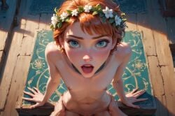 ai_generated anna_(frozen) disney frozen_(film) hippie pov red_hair stable_diffusion