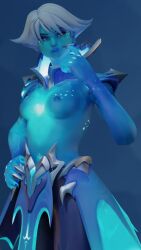 blue_body glowing overwatch rime_sombra sombra topless