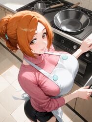 ai_generated artcalypse bleach female female_only inoue_orihime milf solo