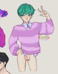 baby_(kpop_demon_hunters) gay kpop kpop_boy kpop_demon_hunters lesu_stelar muscles muscular saja saja_boys