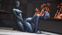 liara t'soni from mass effect by giallo1972