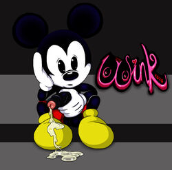 cum disney fantasizing male male_only masturbation mickey_mouse penis shorts thewink thinking
