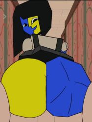 1boy 1girls 2:3 abstract abstract_art abstract_character anal assjob beat_banger beating_off black_hair blue_body blue_skin boobjob cowgirl_position cum_in_ass cum_inside cumming cyan_body cyan_skin doggy_style dream_bbq ena ena_(dream_bbq) ena_(orginal) ena_(series) floating_head floating_limbs full_nelson full_nelson_anal hat light_blue_skin light_yellow_body long_video longer_than_3_minutes military_cap military_hat multicolored_body pale_skin peruvian_clothes polygonal red_body red_skin saleslady straight tagme two_tone_body unknown_species vaginal_penetration vertical_video video white_body yellow_body yellow_skin yellowish_skin