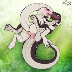 2025 4_toes 5_fingers abstract_background absurd_res after_kiss albino anthro anthro_on_anthro anthro_on_bottom anthro_on_top anus arm_tattoo ass big_tail blush blushing_profusely bodily_fluids body_blush caught_in_the_act claws countershade_feet countershade_legs countershade_neck countershade_tail countershade_torso countershading crusch_lulu cute_fangs dated digital_drawing_(artwork) digital_media_(artwork) digitigrade duo eyelashes fangs feet female female/female female_anthro female_on_bottom female_on_top finger_claws fingers flat_chested genital_fluids genitals glistening glistening_body grey_eyes hand_holding hi_res humanoid_hands innie_vulva judith_(overlord) krita_(artwork) leg_tattoo lizard lizardman lizardman_(overlord) long_neck long_tail looking_at_viewer looking_back looking_back_at_viewer lying membrane_(anatomy) monotone_body multicolored_body neck_tattoo nude nude_anthro nude_female on_back on_bottom on_front on_top open_mouth orange_tattoo overlord_(series) pink_anus pink_outer_labia pink_perineum pink_tongue pink_vulva plump_labia prehensile_tail pupils purple_body raised_tail rear_view red_eyes red_tongue reptile saliva saliva_on_tongue saliva_string scalie sex shaded signature sketchbook_(artwork) slit_pupils snout soft_shading spe tail tail_around_neck tail_dimple tail_tattoo tan_body tan_countershading tapering_tail tattoo teeth thick_tail thick_thighs thigh_tattoo toe_claws toes tongue tongue_out tribadism tribal tribal_tattoo two_tone_body vaginal_fluid_string vaginal_fluids vaginal_fluids_on_vulva vaginal_penetration vulva vulva_blush webbed_feet white_body
