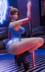 d.va from overwatch by radmon222