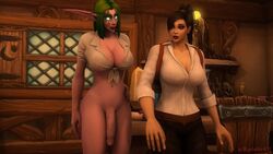 bottomless futanari human intersex kaelatheelf neith_starweaver night_elf warcraft world_of_warcraft wow