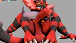 3d anthro anthrofied bara big_penis foreskin fur gay huge_penis incineroar interspecies large_penis male male_only marcossfm marcovee4 nude penis pokémon_(species) pokemon pokemon_rgby pokemon_sm source_filmmaker spread_legs text thick_thighs watermark yaoi