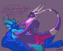 activision anthro balls breasts cheating cheating_female cheating_girlfriend cheating_wife cowgirl_position cuckold cynder dialogue dragon dragoness duo english_text female infidelity male netorare ntr on_top penetration pussy sex spyro_the_dragon straight text vaginal_penetration video_games wingedwilly