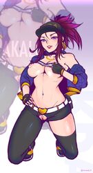 akali from k/da series by tinnies