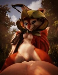 3d animated anthro belly breasts cape clothing cowgirl_position cowl crossbow dota dota_2 duo eyelashes female female_penetrated first_person_view forest forest_background from_front_position fur furry genitals gif hi_res hood hoodwink_(dota) hybrid jiggling loop makeup male male/female male_penetrating male_penetrating_female male_pov mammal naked nature nature_background nipples nude on_bottom on_top outside outside_sex penetration penis plant pov pussy ranged_weapon red_body red_fur rodent sciurid sex short_playtime smile smirk tail tail_tuft thick_thighs tree tree_squirrel tuft vaginal_penetration video_games vlad-lox weapon white_body