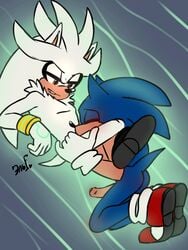 animated anthro clothing duo erection eulipotyphlan fellatio footwear foreskin fur furry gay gloves handwear hedgehog kneeling krazyelf leg_grab male male/male mammal oral penile penis sex shoes silver_the_hedgehog sitting sonic_(series) sonic_the_hedgehog sonic_the_hedgehog_(series) yaoi