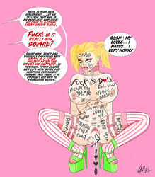 anal_beads barcode big_breasts bimbo bimbofication blonde_hair body_writing brain_drain brainwashing collar cum cum_in_ass cum_in_mouth cum_in_pussy cum_on_face degradation dildo drugged english_text eyewear forced glasses golden_shower high_heels huge_lips humiliation implants lachzeit lips mind_break naked naked_stockings nerd nipple_piercing nipple_rings nipples_linked_to_another pale_skin peeing peeing_on_face pierced_nipples piercing platform_heels prostitute prostitution rape red_hair ring_piercing sex_slave sex_toy sex_toy_in_ass sex_toy_insertion signature skinny stockings tattoo teen teenager text twintails urinal urinating urination urine urine_stream watersports writing