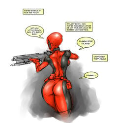 ass deadpool female gun lady_deadpool marvel rule_63 tagme wanda_wilson