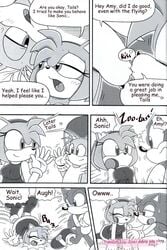 amy_rose anthro comic female fur furry_bomb hedgehog male mitsuharu_takura sonic_(series) sonic_the_hedgehog straight tails