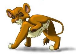 cub disney female female_feral feral pussy tagme the_lion_king the_lion_king_ii:_simba's_pride vitani