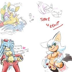 2girls auntymoira becky_the_hedgehog breasts fan_character female female_only nipples purity purity_the_hedgehog pussy rouge_the_bat sex solo solo_female sonic_(series) sonic_oc tagme yuri