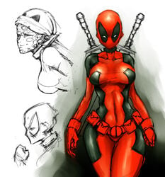 1girls deadpool female lady_deadpool marvel rule_63 tagme wanda_wilson