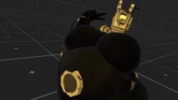 3d 3d_(artwork) 3d_model bendy_and_the_ink_machine chubby chubby_female fat fat_female fat_fetish genderbent naked naked_female nipples nipples_outside norman_polk projectionist rule63 rule_63 the_projectionist vrchat vrchat_avatar vrchat_media vrchat_model weight_gain