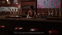 3d 3d_(artwork) blowjob chitose_fujinomiya futa_on_female futanari gardenoffantasi intersex kei_(ryuu_ga_gotoku) like_a_dragon_(series) oral text watermark yakuza_(series)