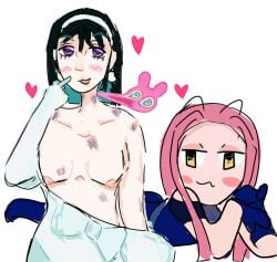 alien alien_stage breasts mizi_(alien_stage) normal_breasts sua_(alien_stage) yuri